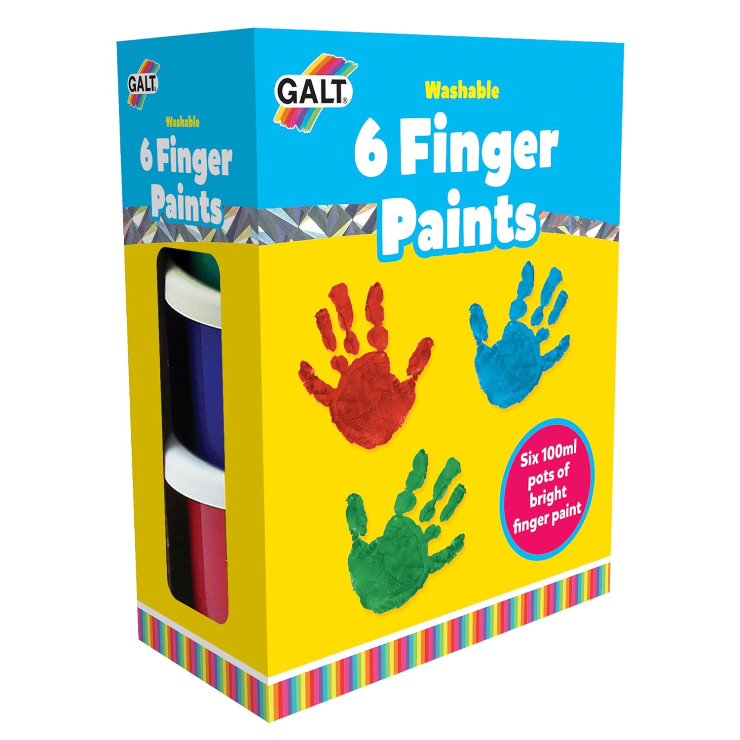 Children Baby Toy Paint Kit Painting With Fingers Washable 6 Finger