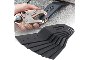 DSYBOKO Permanent Roof Anchors Lightweight Rustproof Aluminum Alloy Arrest Anchor Connects to Wood Surfaces Roof Tie-Off Points (6)