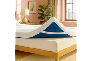 ViscoSoft 3 Inch Memory Foam Mattress Topper Queen - Select High Density Ventilated Mattress Pad - Premium Removable Rayon Cover