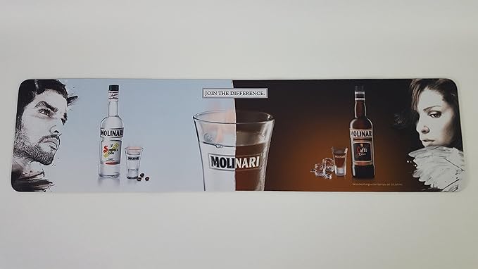 Molinari Sambuca Barmatte Gummimatte XXL 81 cm lang, EIN echter Hingucker