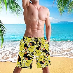 visesunny Rubber Duck Cartoon Character Print