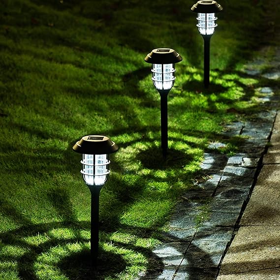 solpex 12 pack solar ground lights 8 led solar powered