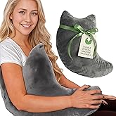 AbleUplift Rotator Cuff Pillow, Soft Comfortable Shoulder Pillow for Surgery, Ergonomic Shoulder Support Pillow with Double Zipper Cover, Machine Washable, Gray