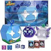 PhatMojo Blox Fruits Diamond Collector Bundle &ndash; 11-Piece Set with 2 Plush Figures, 2 Minifigures, 3 Cards, Poster &amp; 2 DLC Tokens