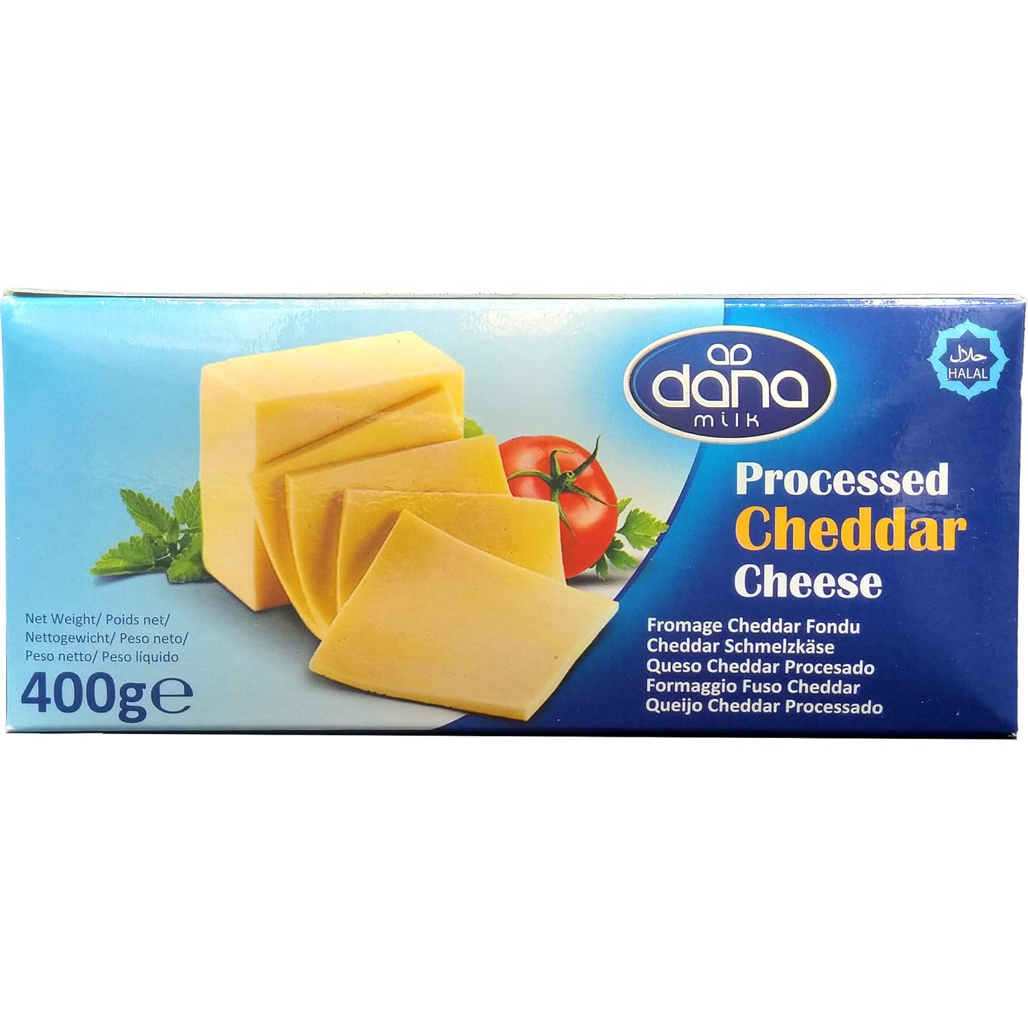 Dana Cheddar Schmelzkase Block 400g Kase Zum Kochen Fur Makkaroni Fondue Pasta Burger Pizza Auflauf Sossen Dips Lange Haltbar 1er Pack Amazon De Lebensmittel Getranke