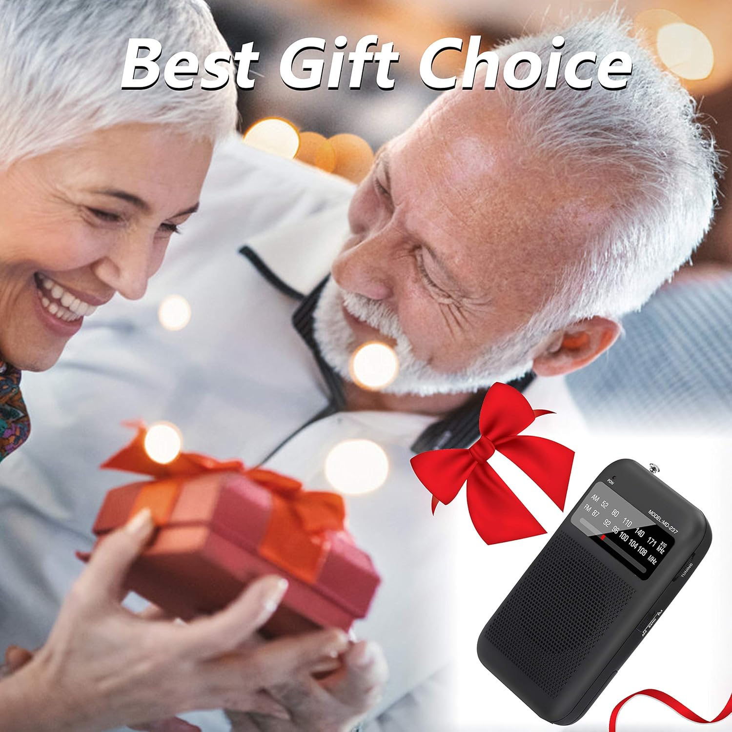 AM FM Radio Portable Radio Battery Operated by 2 AA Batteries, Transistor Pocket Radio with Best Reception, Sounds and Large Speaker Handheld Size for Indoor or Outdoor: Home Audio & Theater