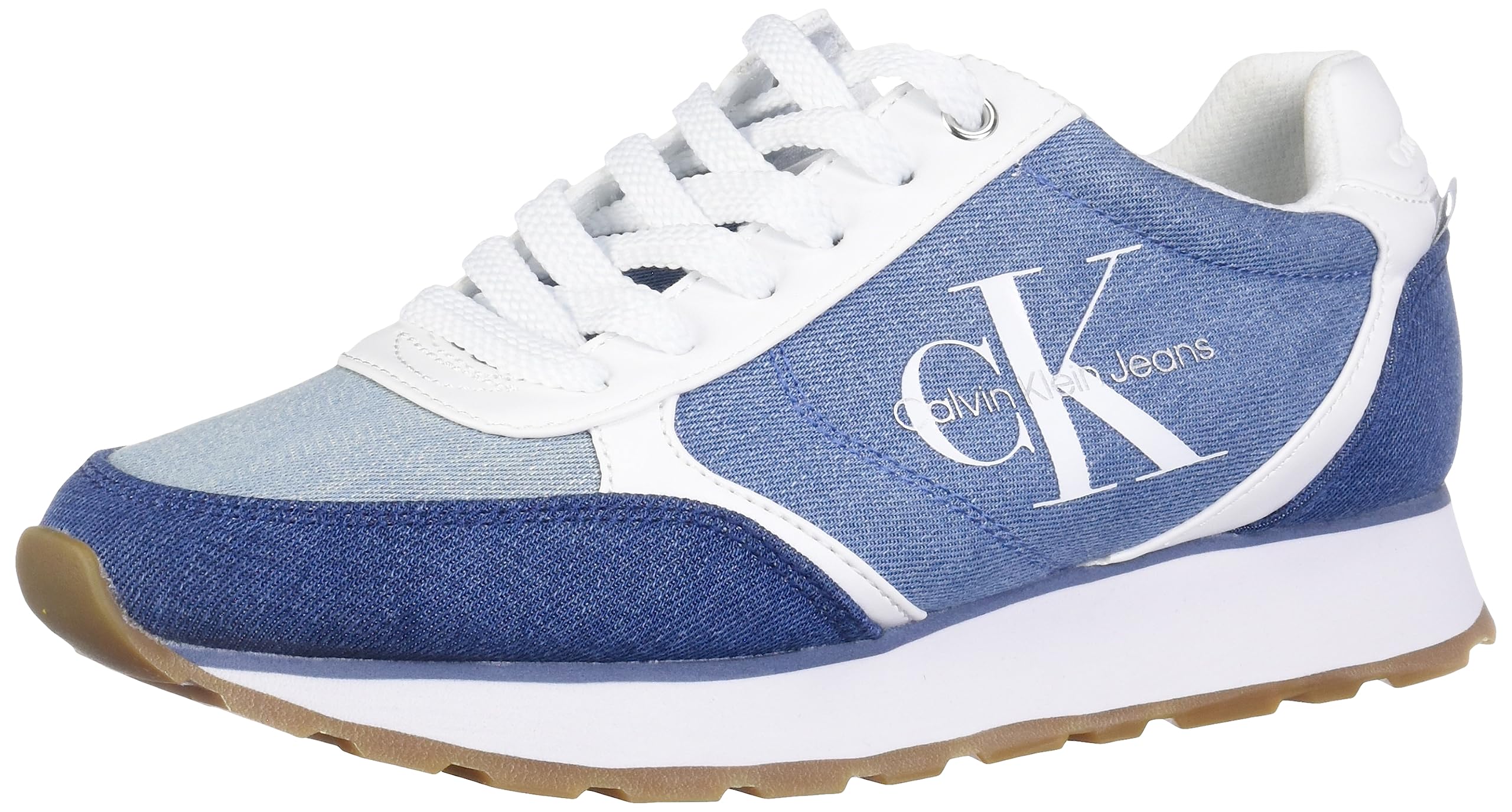 Calvin Klein Women's CAYLE Sneaker, Blue Denim 450, 6 Image