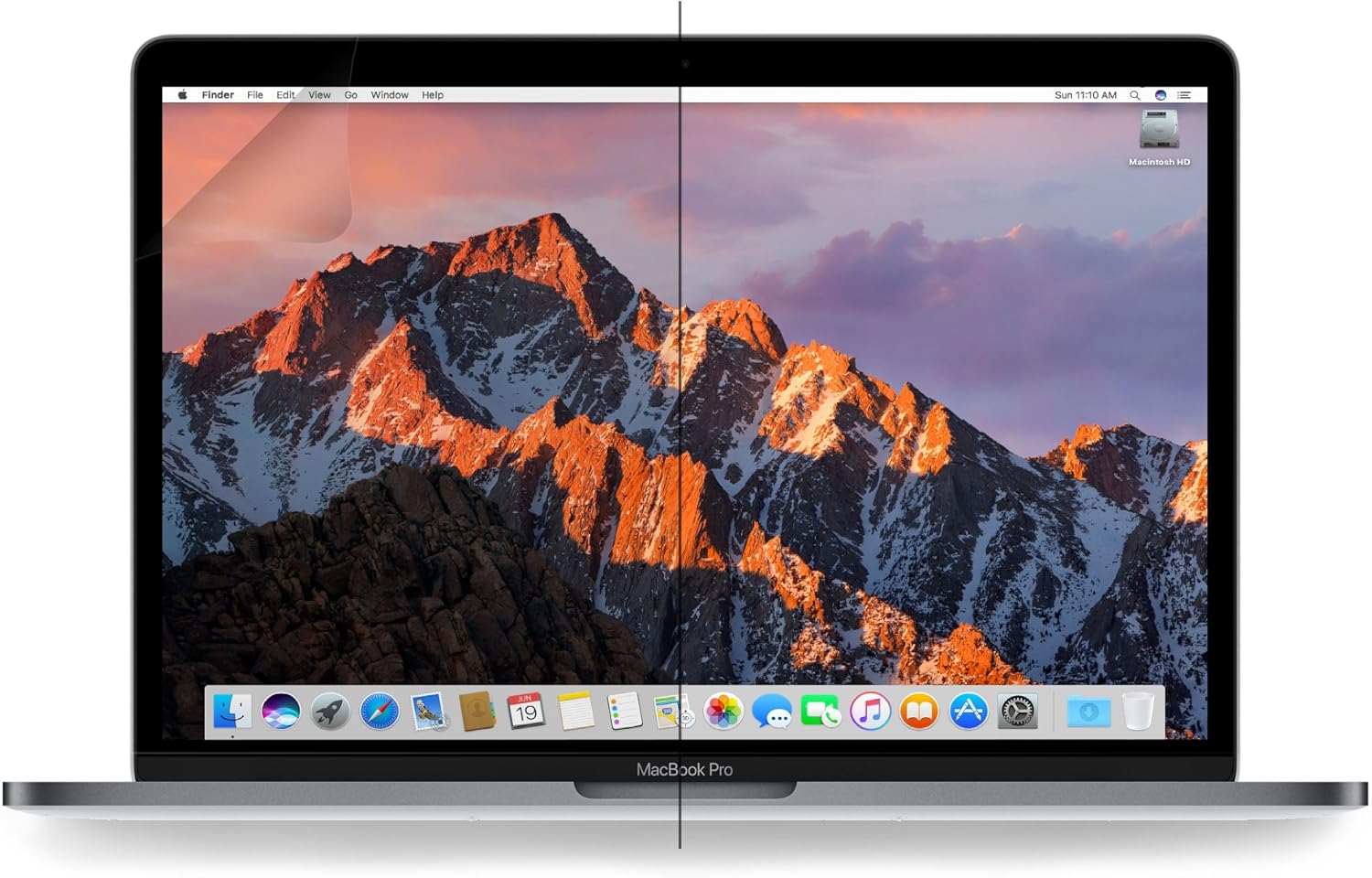 MyGadget 2x Screen Protector Crystal Clear HD compatible with Apple MacBook Pro 15 inch Touchbar - Image 5