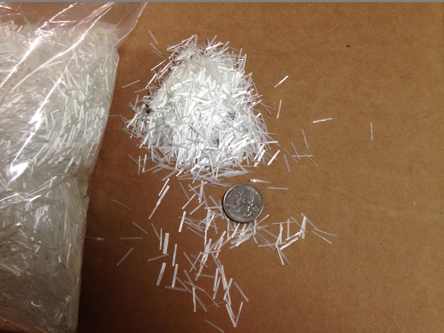 Amazon Com 1 2 Chopped Fiberglass Fibers Strands For Concrete