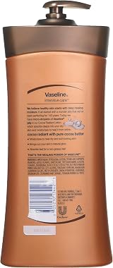 Vaseline Total Moisture Cocoa Radiant Lotion 600ml Pump Intensive Care Skin Soft view 2