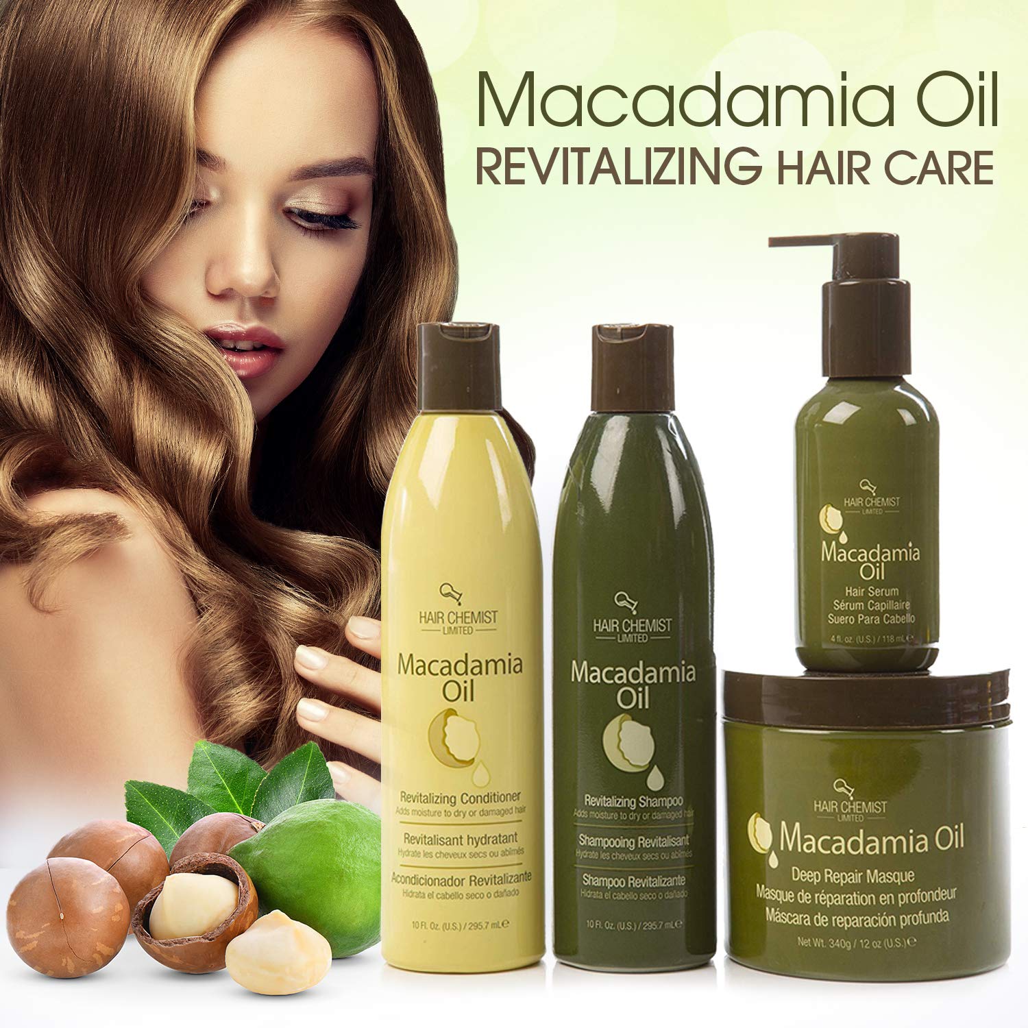 Hair Chemist Coconut Repair Masque, Hair Mask Deep Conditioning Hair Treatment, Helps Repair and Regrow Damaged Hair, Nourishes the Scalp and Revitalizes Hair, Safe For Color Treated Hair, 8 Ounce : Hair Care Products : Beauty