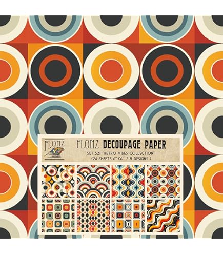 Paquete De Papel Para álbumes De Recortes, 6 X 6, álbum De Recortes De Primavera, Suministros De álbumes De Recortes Clásico, 12 Diseños De Papel Retro Con Patrón Floral, 24 Hojas De