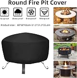 Guangyu Fire Pit Cover 80x80x65cm Waterproof Oxford Fabric UV Resistant view 2