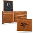 Rico Industries NHL Laser Engraved Billfold Wallet Laser Engraved Bill-fold Wallet - Slim Design - Great Gift