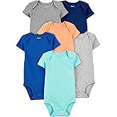 Simple Joys by Carter's Baby-Boys 6-Pack Short-Sleeve Bodysuit