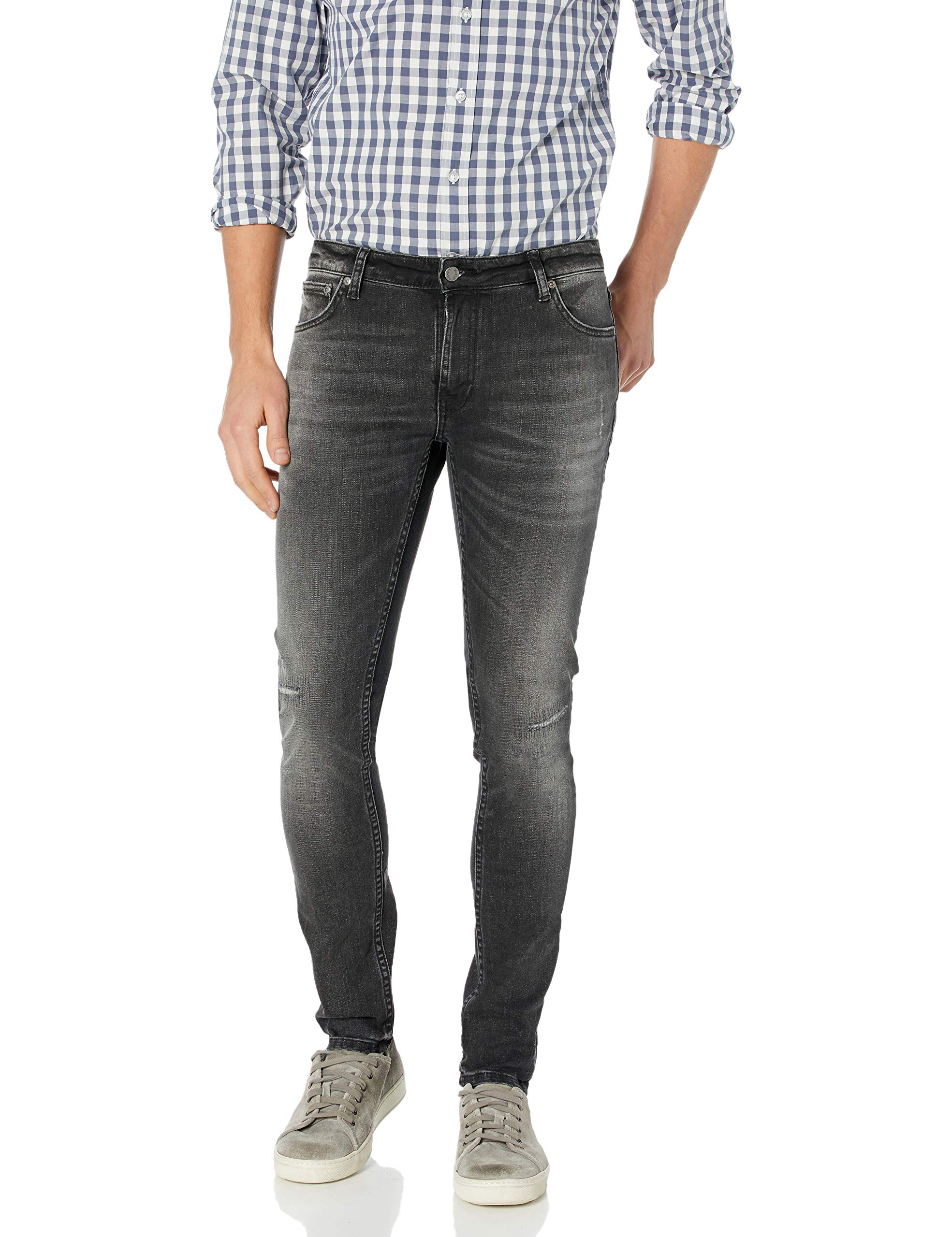 Photo 1 of Nudie Jeans Unisex-Adult's Skinny Lin Favorite Black, 24/30