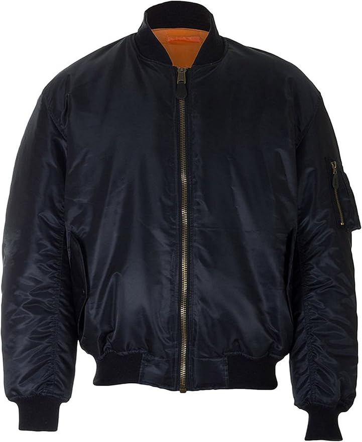 Mens Ma1 Bomber Jacket Amazon Co Uk Clothing