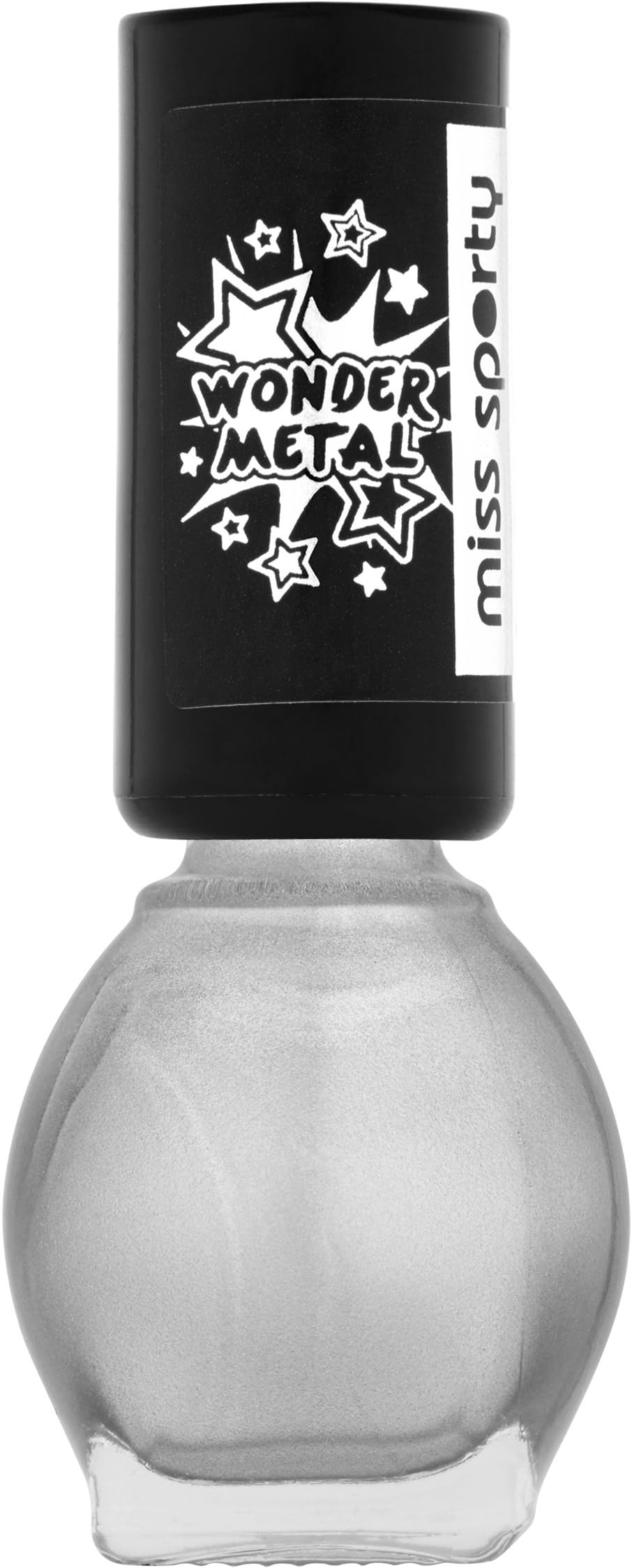 Miss Sporty Wonder Metal Nail Polish, 7 ml, Ultra Silver