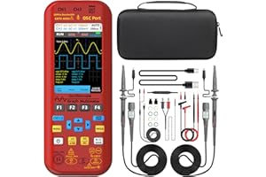 BSIDE 2 Channels 50MHz Bandwidth Oscilloscope Multimeter, 3.98" Full-Viewing TFT LCD Handheld DDS Generator, Measures Flexibl