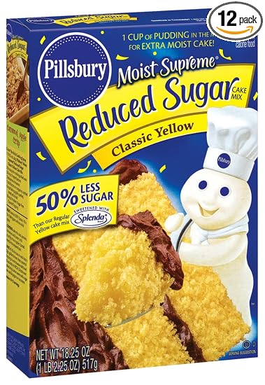 Pillsbury cake Mix moist supreme Classic Yellow #2 (051500700419)