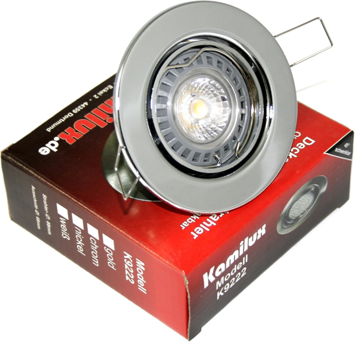 10er Set de intensidad regulable de luces LED de interior de la