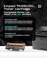 iNKPAD TN2510XL Black Toner Cartridge for Brother TN-2510 Series view 2