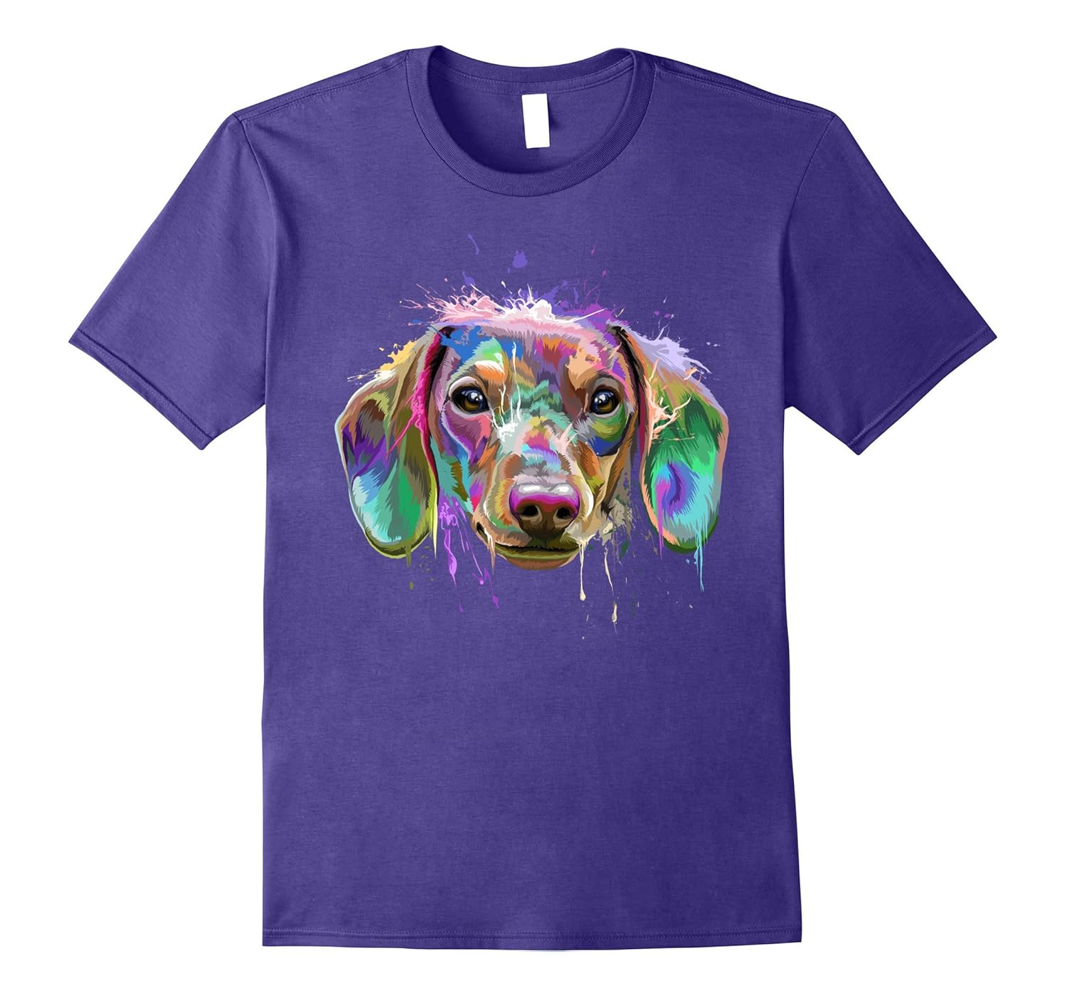 Splash Art Dachshund T-Shirt | Puppy Lover Gift-ANZ