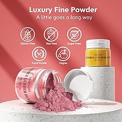Luster Dust Edible Set - 4 Colors Food Grade