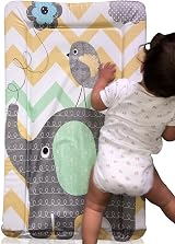 Babycurls Baby Changing Mat Elephant Chevron Green 76 x 45cm view 7