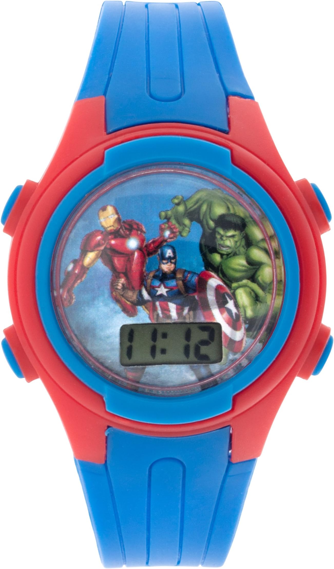 Disney Avengers Boy's 'Avengers' Swiss Automatic Plastic Casual watchMulti Color (Model: AVGKD16118CTS)