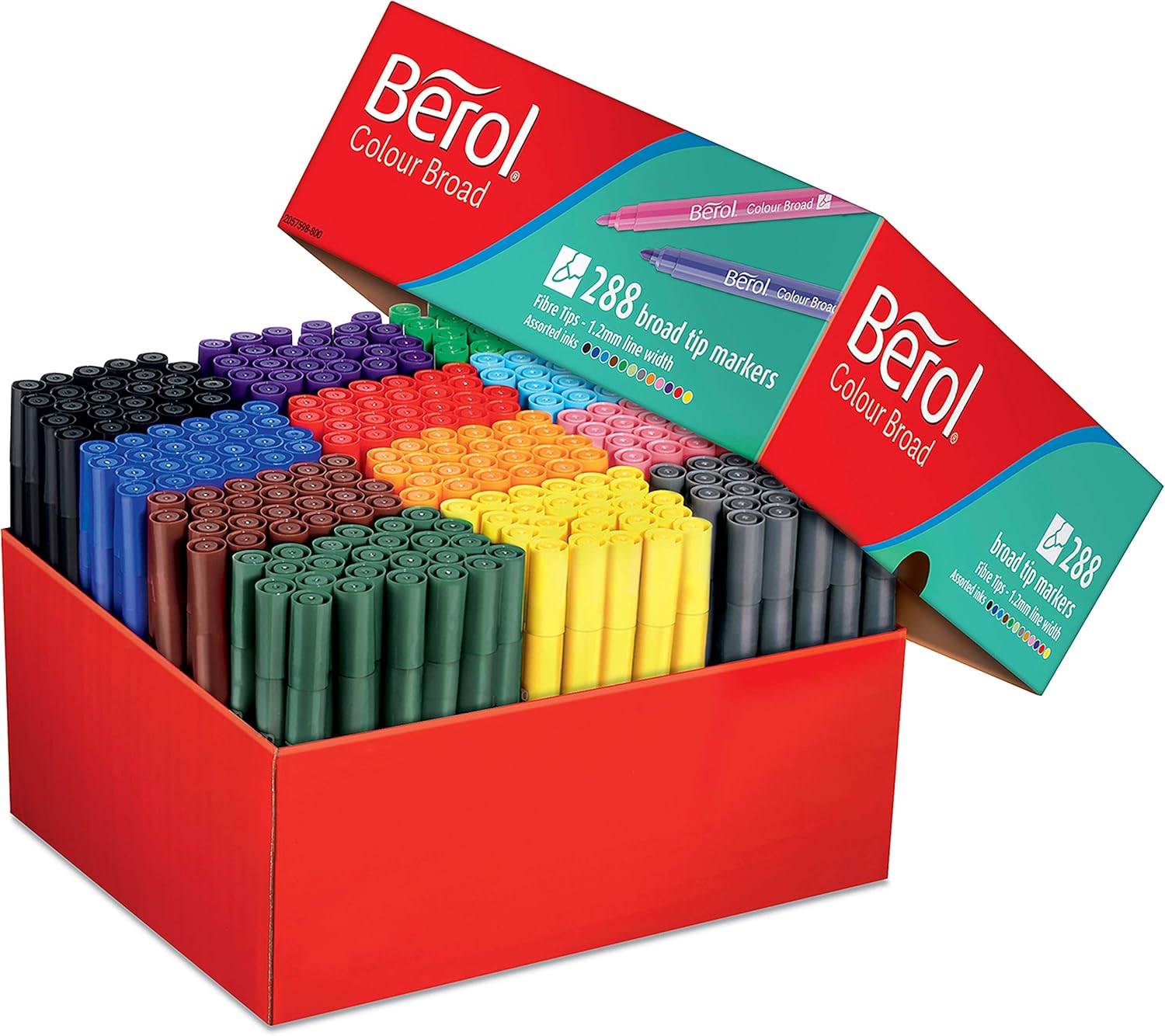 Berol ColourBroad Fibre Tip Pens, Broad 