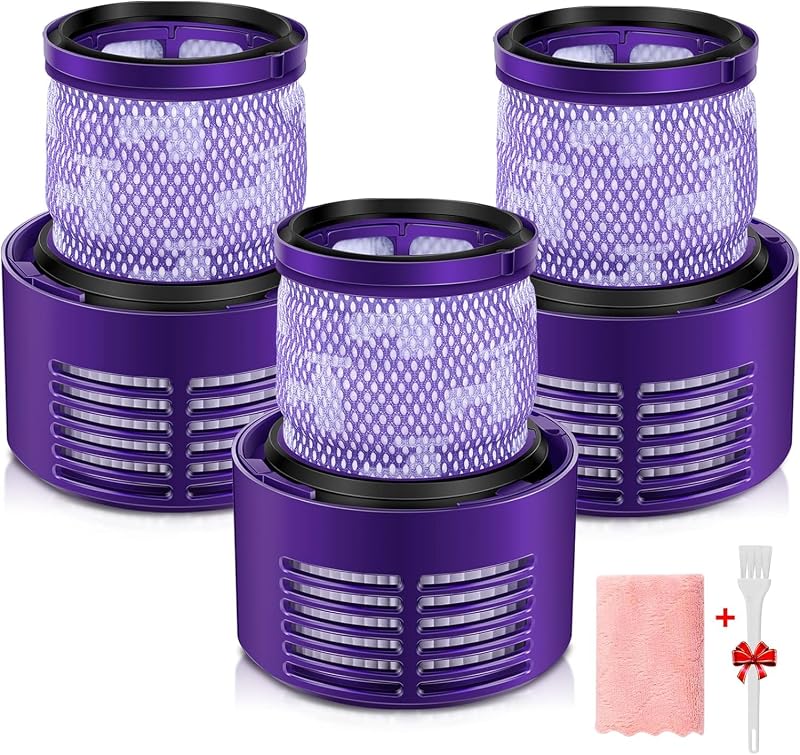 morpilot Dyson V10 Filters 3 Pack for Cyclone Series V10 Absolute Animal Total