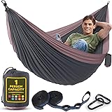 Durable Hammock 400 lb Capacity, Nylon Camping