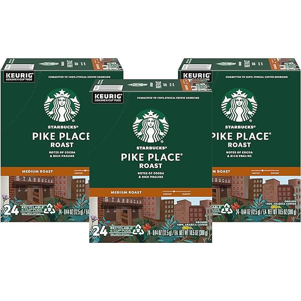 Starbucks Pike Place Roast 72個 Amazon.com: Starbucks Decaf Pike Place Roast K Cups, 72