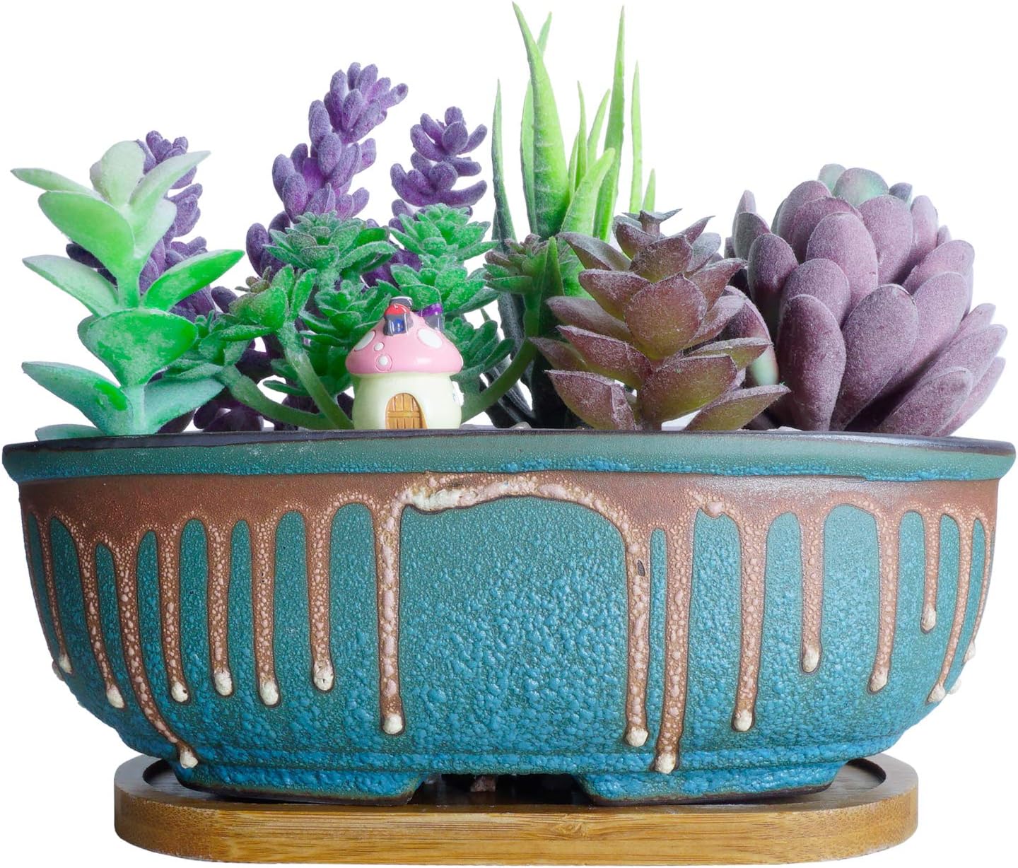 ARTKETTY Ceramic Succulent Planter Pots，7.9 Inch Modern