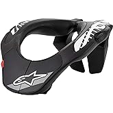 Alpinestars 6540118-12 Unisex-Adult Youth Neck Support Black/White (Multi, one_size)