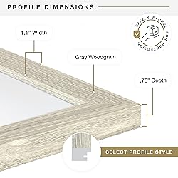 MCS Studio Gallery 16x20 Poster Frame Gray