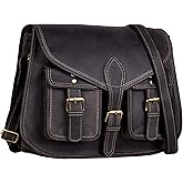 14 Inch Leather Purse Women Shoulder Bag Crossbody Satchel Ladies Tote Travel Purse Genuine Leather