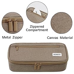 WEMATE Pencil Case, Large Storage Organizer for