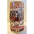 Budweiser Holiday Steins Collectible Holiday Stein Series (Year 1986) - Classic, Red and White, Ceramic