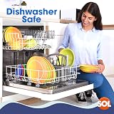 SOL 6pk Reusable Plastic Can Lids for Opened Tins - Leak Resistant view 8