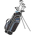 Precise M3 Men's Right-Handed Complete Golf Club Set | Package Includes: 460CC Driver, 3 Wood, 21* Hybrid, 6-9 Irons, Pitching Wedge, Putter, Deluxe Stand Bag, 3 Headcovers | Select Your Size & Color