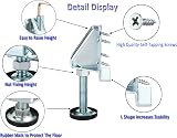 Overpassing 8 Pcs M10 Heavy Duty Furniture Levelers W/ Locking Nuts - 0-2" Adj. view 3