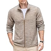 COOFANDY Mens Fleece Jacket Zip Up Lightweight Sweater Jackets Casual Warm with Pockets for Home Office Hiking