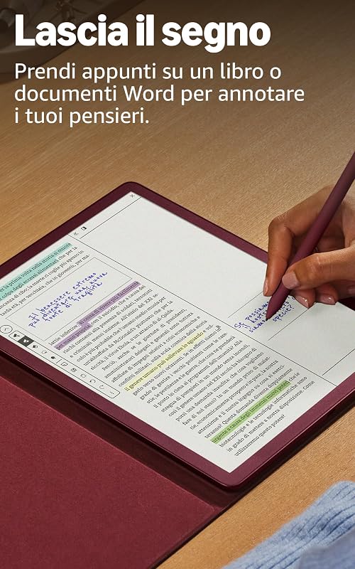 Kindle Scribe Colorsoft 32 GB (ultimo modello) — Schermo a colori da 11’’, effetto carta, luce frontale — Sottile, leggero, potente — Scrivi nel taccuino, nei documenti e nei libri - Grafite