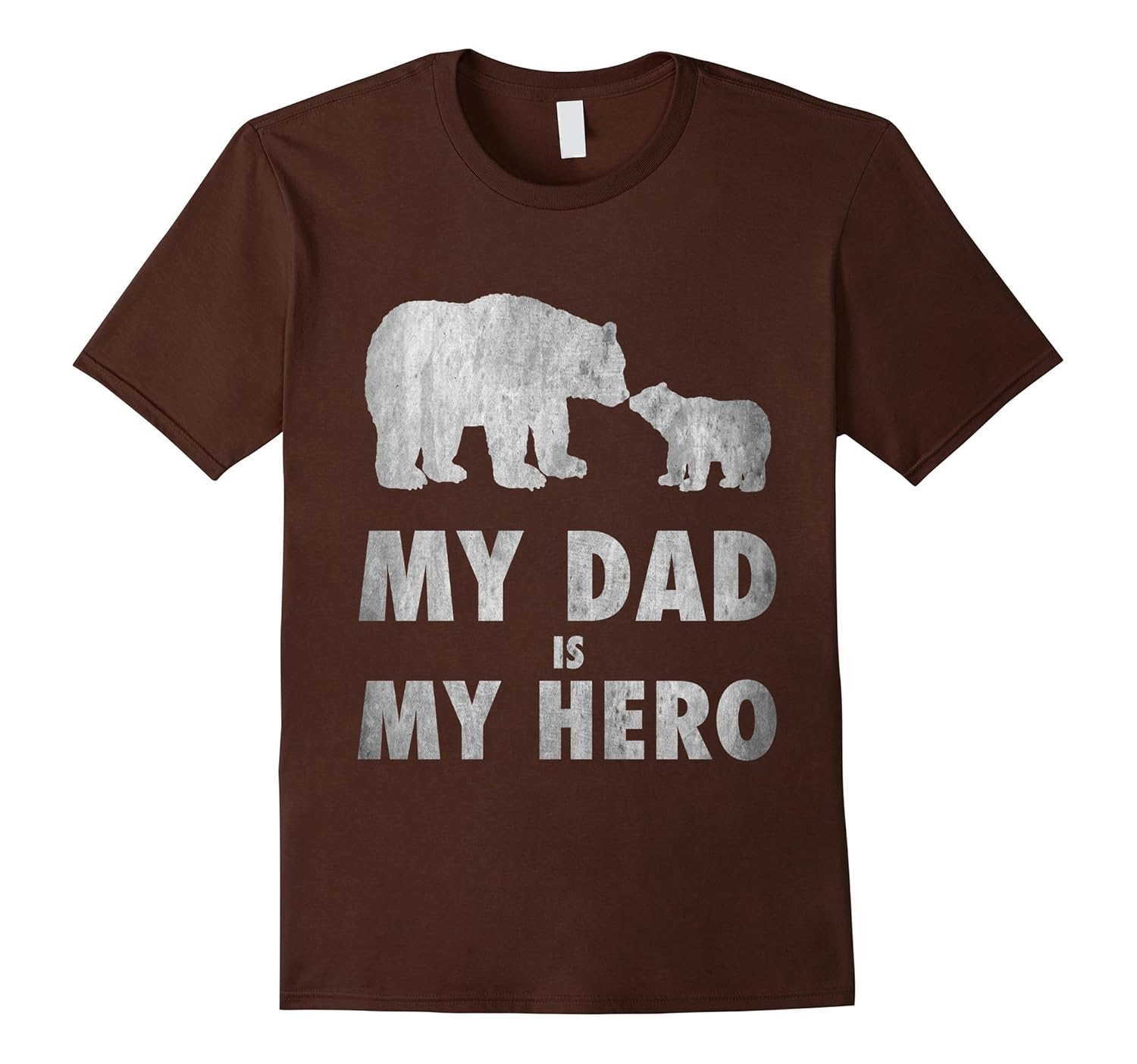 Daddy Is My Hero! My Dad Is My Hero T-Shirt Vintage White-anz