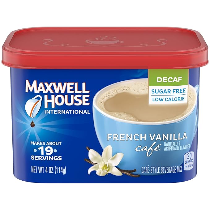 Maxwell House International Coffee Decaf Sugar Free French