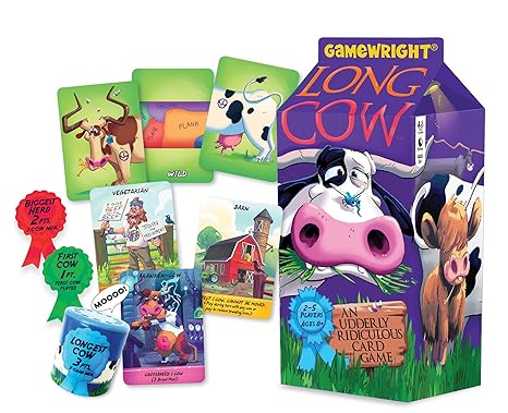 gamewright longcow Spiel, Verschiedene