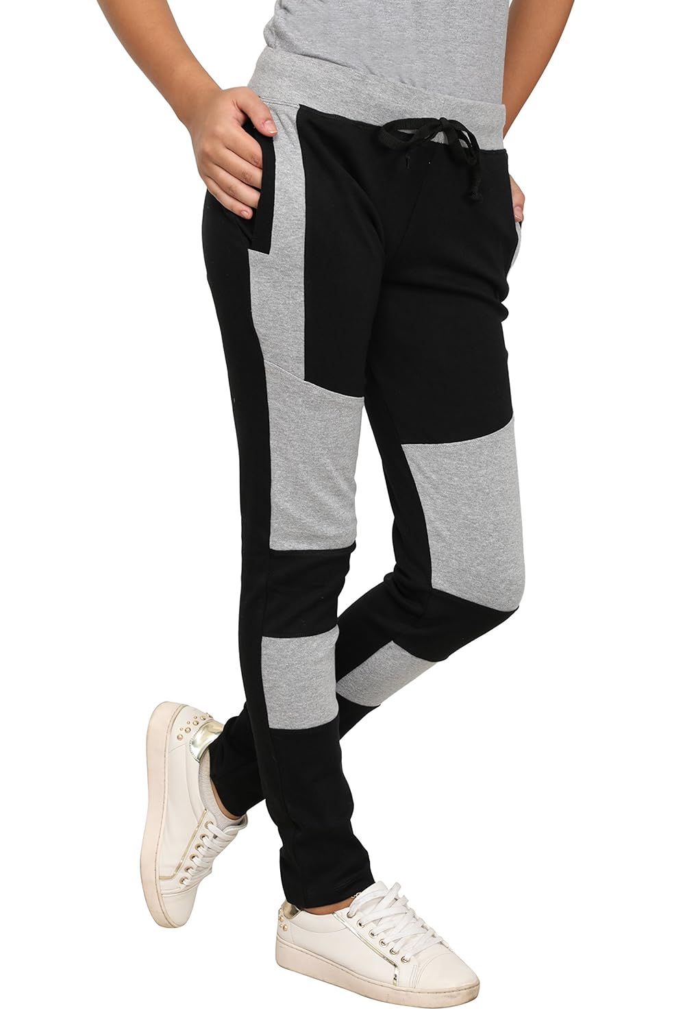 sweekash cotton women's track pant with side pockets