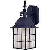 Maxim North Church-1 Light Outdoor Wall Lantern in Lodge Style-6 Inches Wide by 19.75 inches high